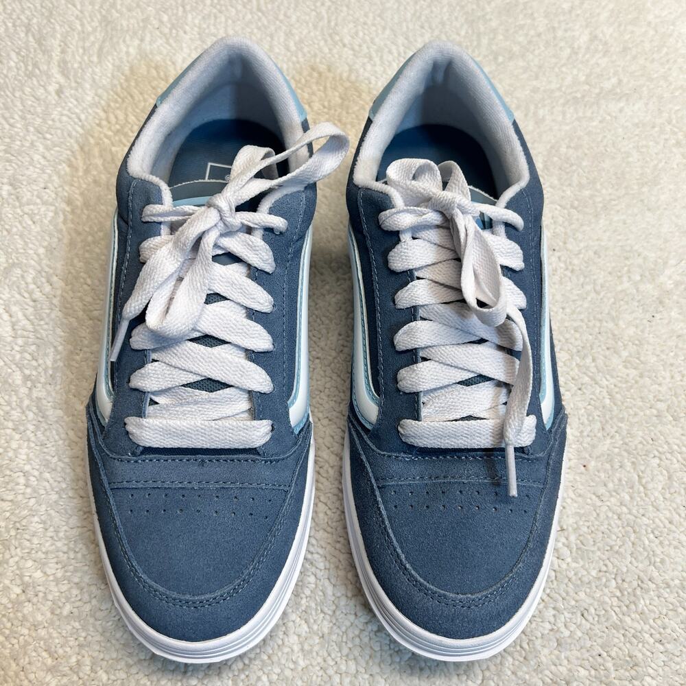 Vans Unisex Shoes Hylane Suede Citade Light/Dark Blue Size M8.5/W10